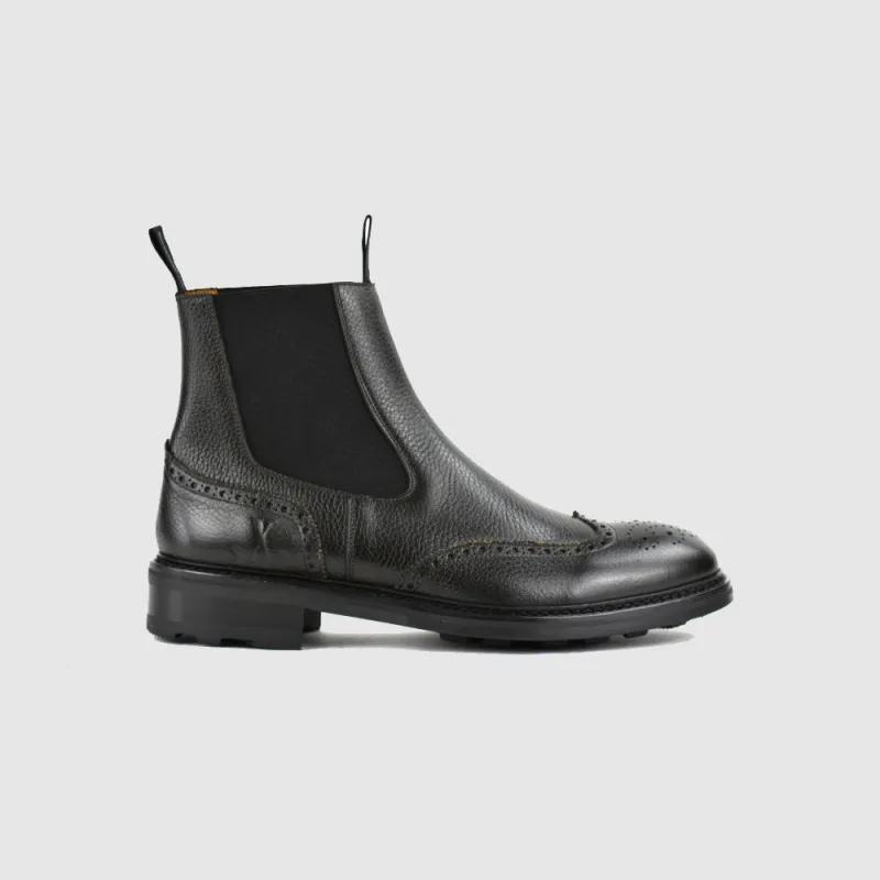 Chelseaboot CHARLES grain brown